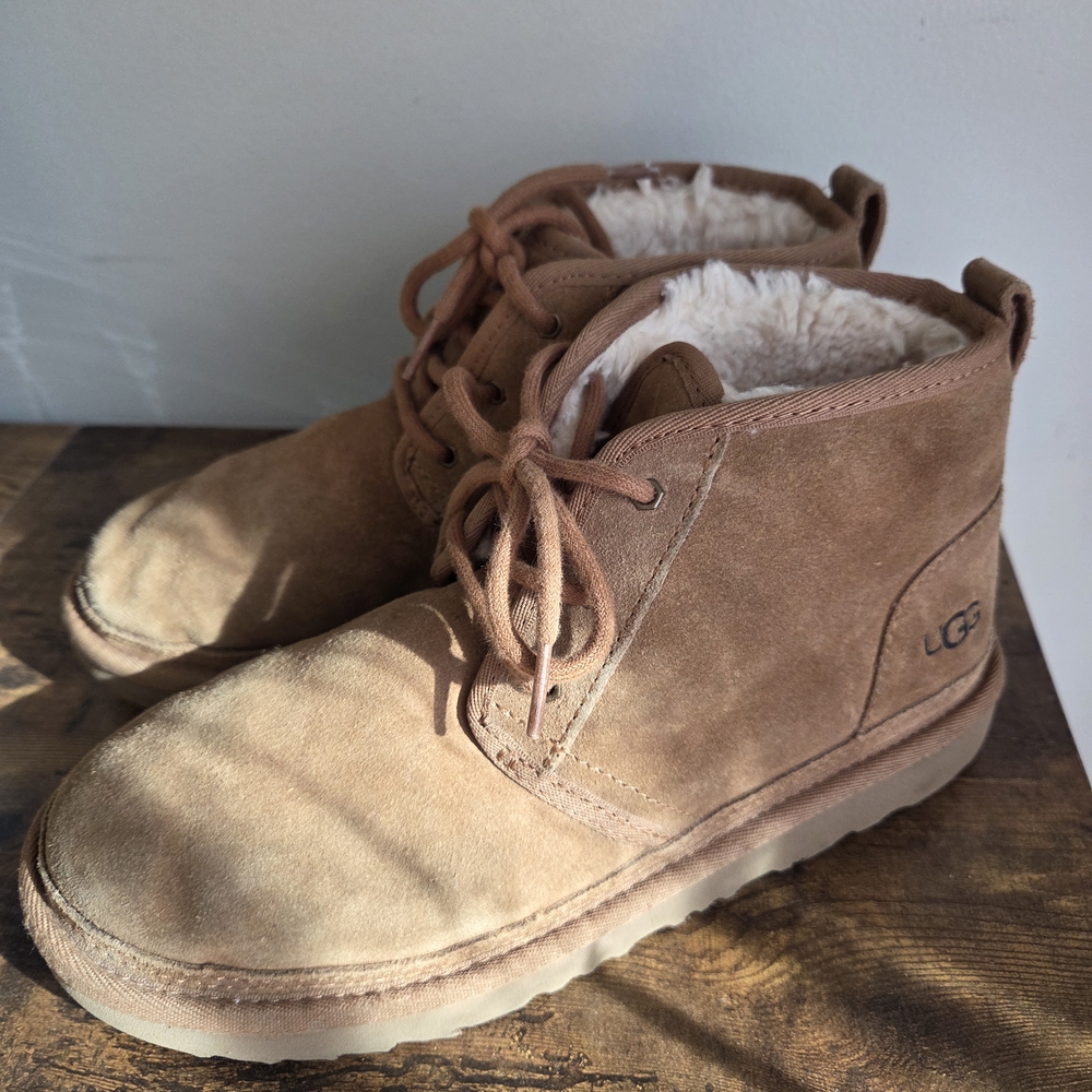 UGG Tan Suede Ankle Boots